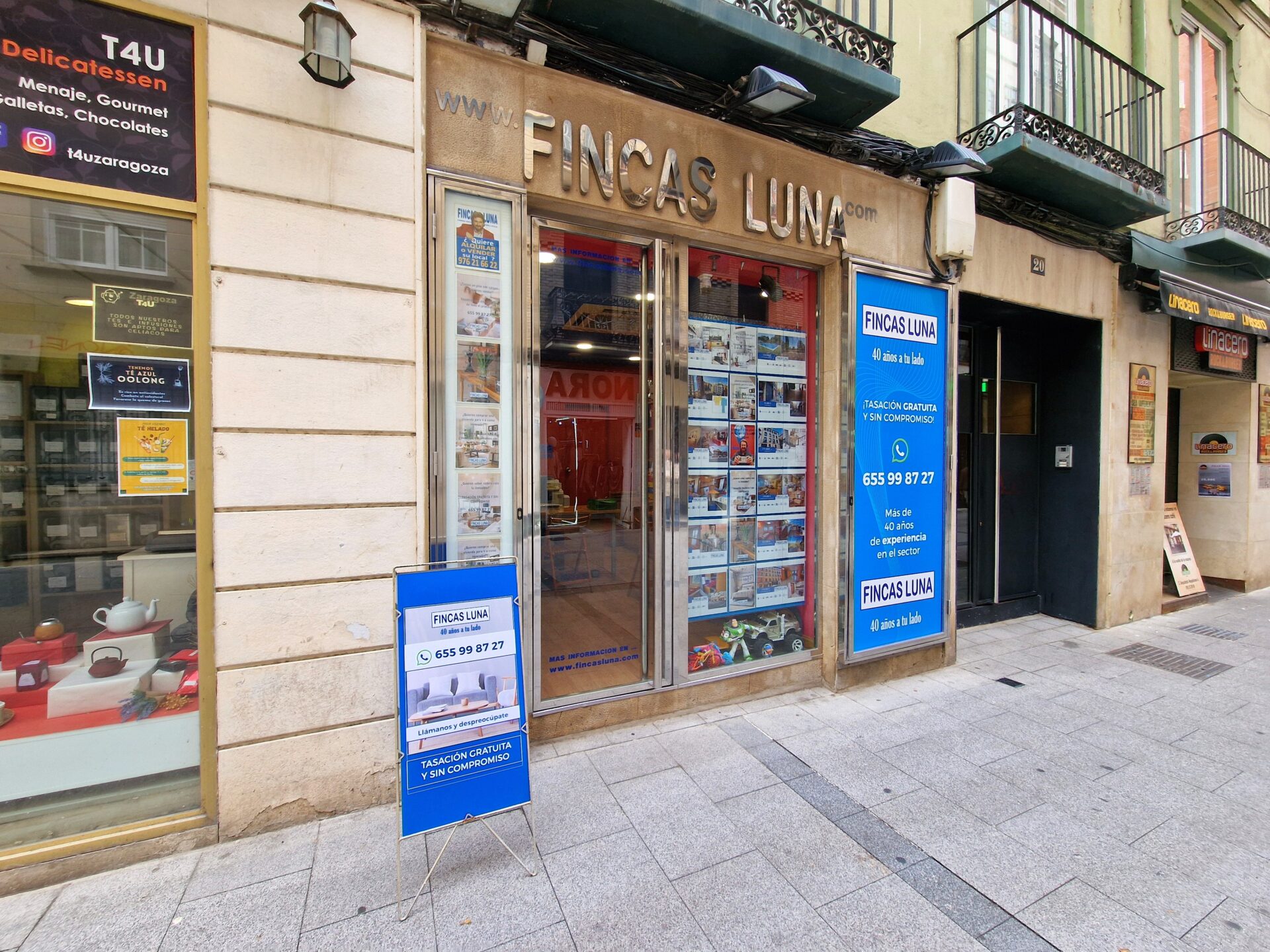 Fachada inmobiliaria Zaragoza